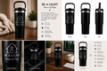 Recovery Essentials | No. 02 Be A Light 30 oz Laser Engraved Tumbler