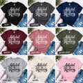 Addicted to Recovery fundraiser tee color options